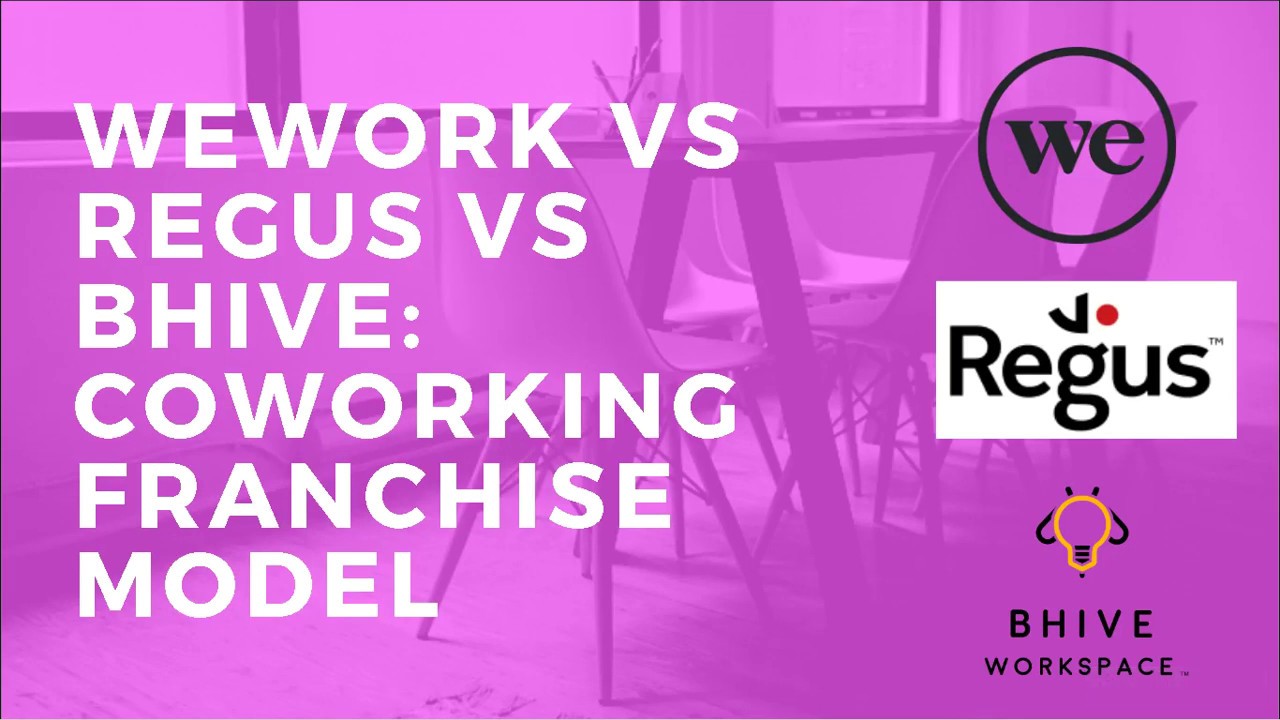 Coworking Franchise Comparison Wework VS Regus VS BHIVE Coworking