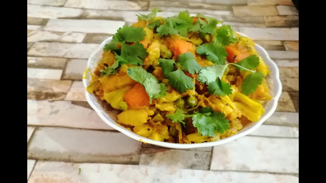सब्जी बिना प्याज लहसुन के Mix Veg Without Onion Garlic Kitchen