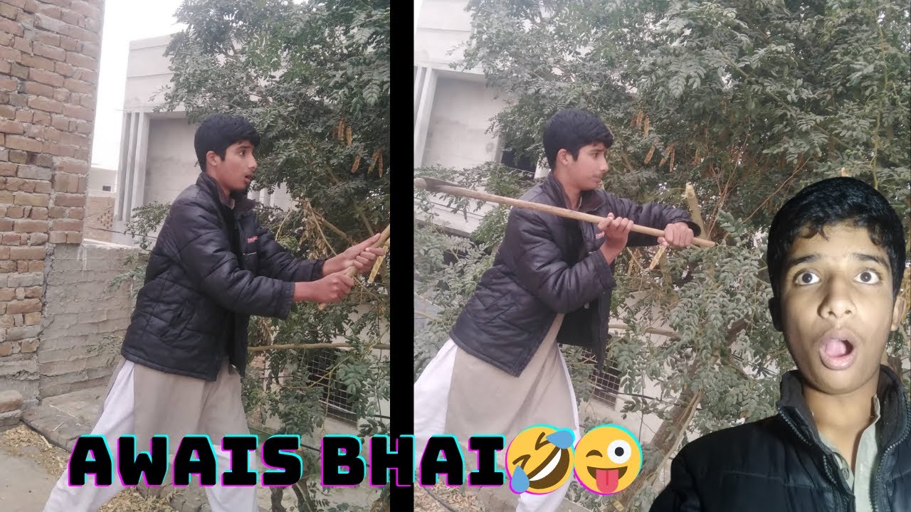 Awais Bhai ko Tree🌳Cut Krtay Waqt | Bara Maza Aaya🤣😁|Funny Vlog| Awais ...