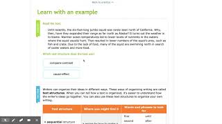 IXL | Identify text structures | 5th grade language arts