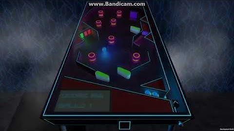 Pinball Test - Unity - Music by Daft Punk - Derezzed - Tron Legacy