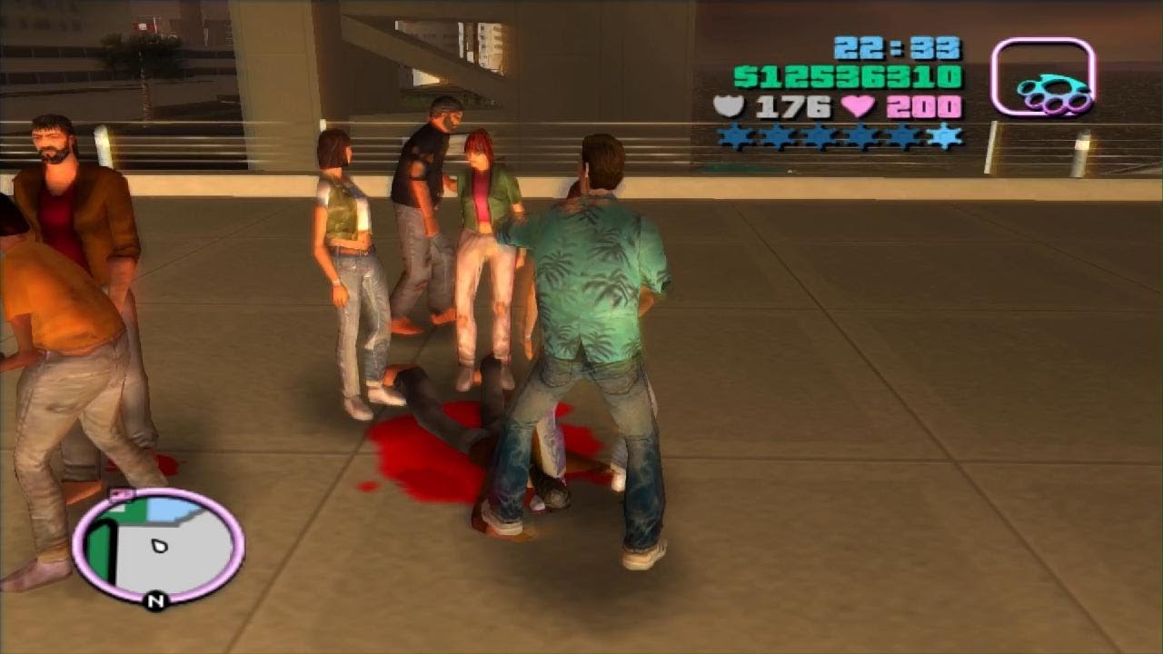 Grand Theft Auto: Vice City Драки с людьми, часть 22