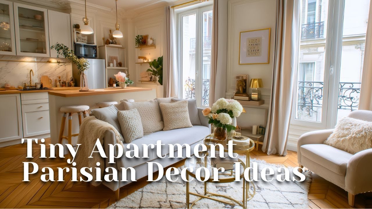 Tiny Apartment Parisian Decor Ideas | Classic French Interior Design ...
