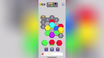 Hexa sort Level 94 Solution Walkthrough 