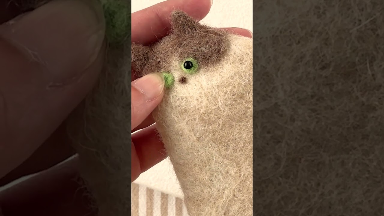 みみ 羊毛フェルト 作品 パンダと笠地蔵 | ゆず湯でまったり三兄弟