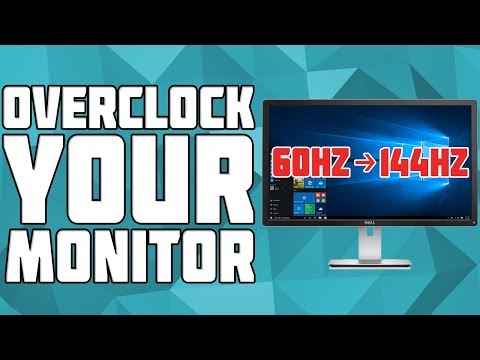 Video: How To Increase The Monitor Frequency