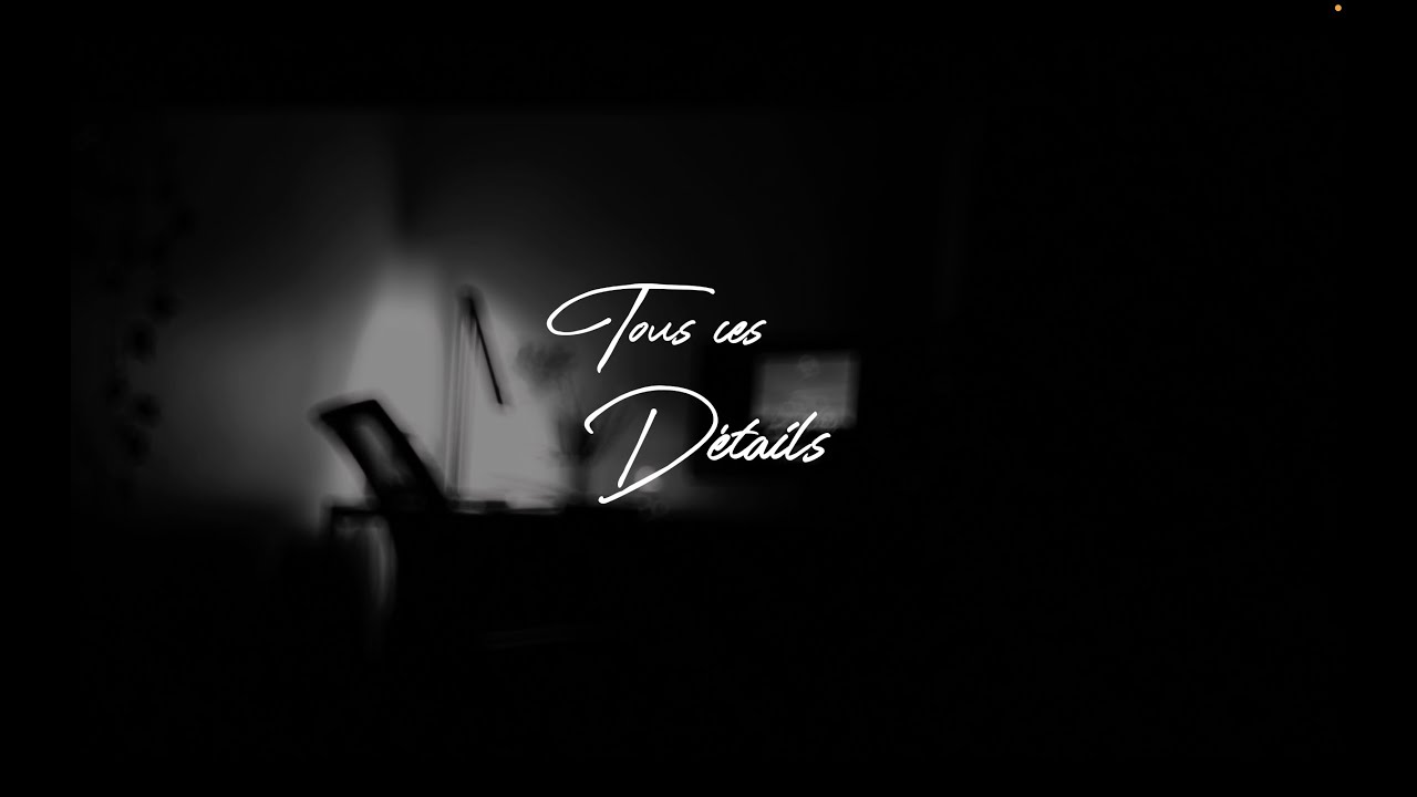 Tous Ces Dtails by DURKHEIM Official Lyrics Video