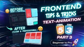 how to create text animation with css part3