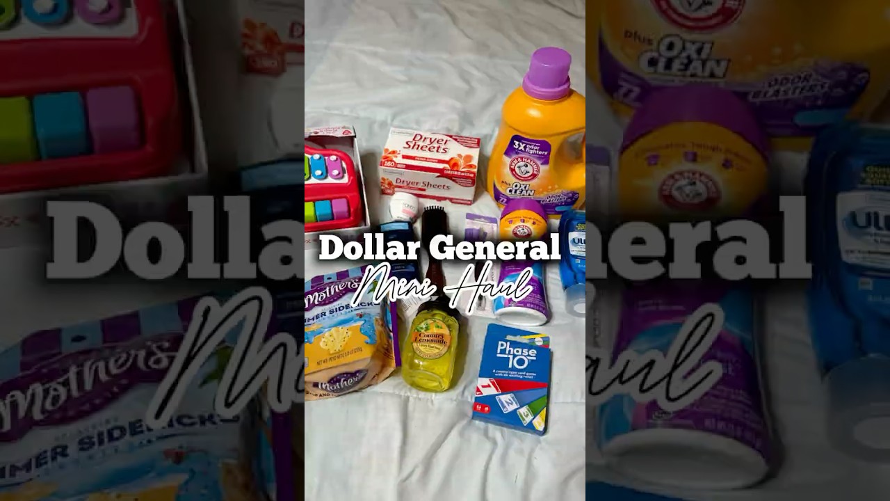 Check out my Dollar General mini haul! 🛍️ 