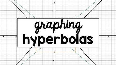 How to Graph Hyperbolas | Hyperbola Vocabulary | Geometry