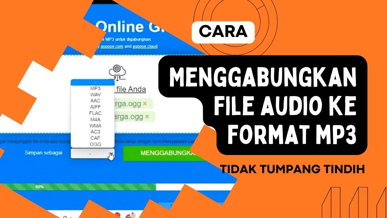 Cara Menggabungkan Beberapa File Audio ke Format MP3 Hasilnya bersih