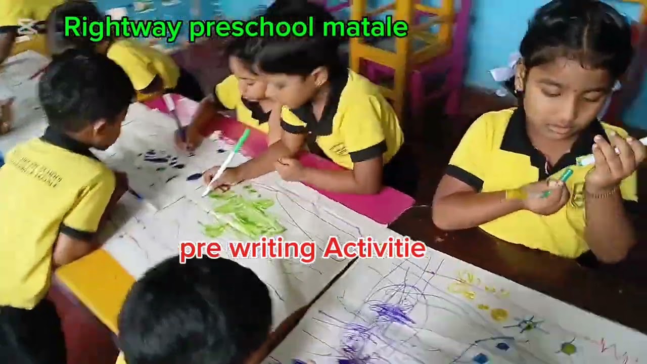 Rightway preschool matale  pre writing Activities 