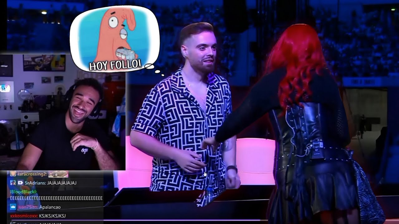 Illojuan reaccionando a Ibai flipando con delarose 😆