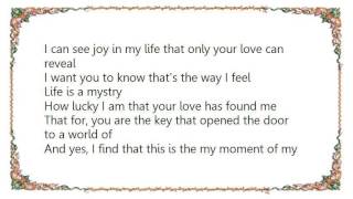 Lionel Richie - That&#39;s the Way I Feel Lyrics