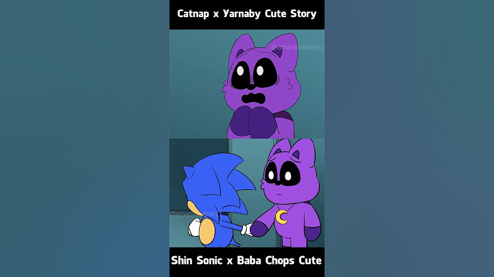 SHIN SONIC x TAILS x YARNABY SO BABY Cute story?! (Poppy Playtime Animation)