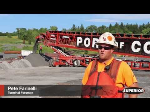 Carver Companies Loads Barges with Superior TeleStacker® Conveyor