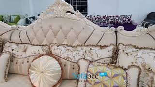 Sofa tân cổ điển nhập khẩu từ châu âu - Sofabee.vn