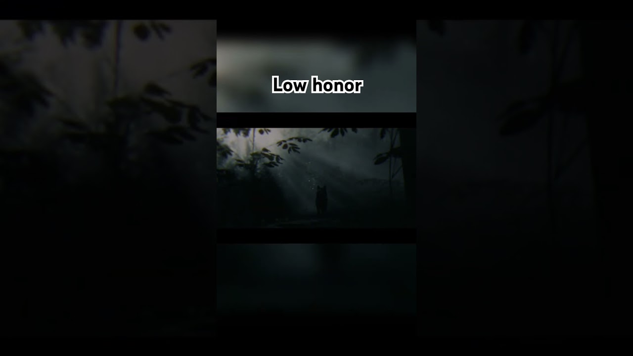 high honor or low honor (Don't look at the sound)