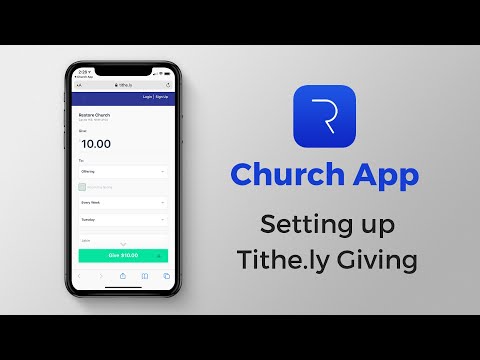 Setting Up Tithe.ly Giving