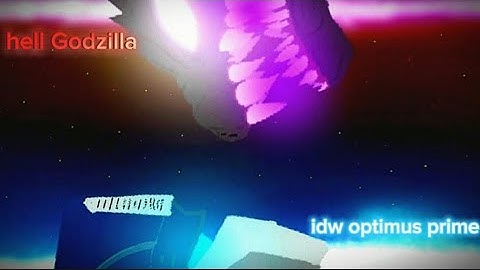 [DC2] (idw) optimus prime vs hell Godzilla