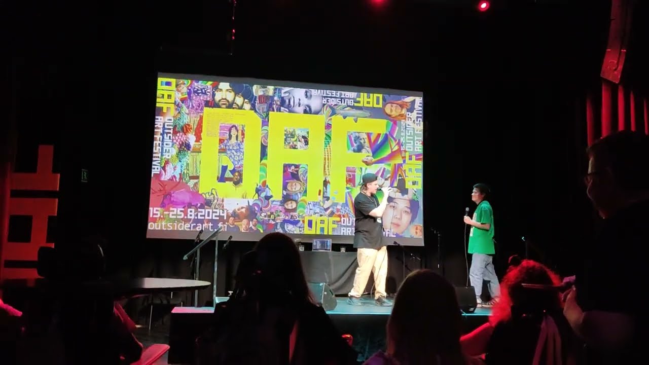 Pure ja Sige Freestyle yleisön antamista aiheista - Taiteiden yö 2024 OAF