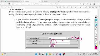 Web Application Development - ASP.NET - Stored Procedure