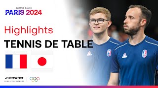 JO PARIS 2024 - Un premier pas vers la médaille : La paire Gauzy-Lebrun remporte le 1er match