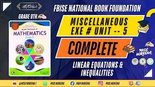 Class 9 Maths Miscellaneous Ex 5 Solved ✅ | Chapter 5 Complete Revision | NBF 2025 | Miss Noreena