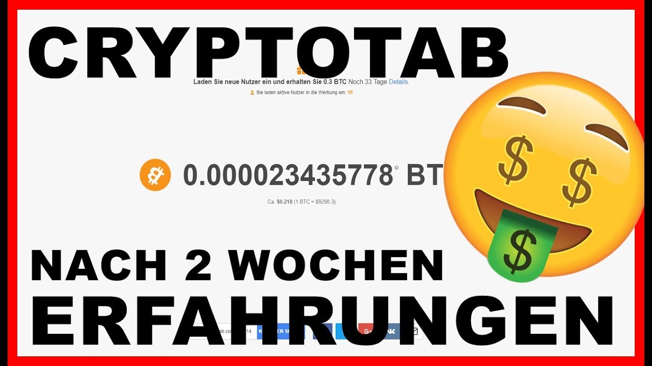 Cryptotab Erfahrungen Nach 2 Wochen Bitcoin Kostenloses Mining Kryptowahrungen Schurfen - 