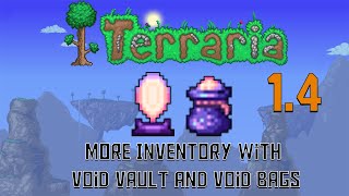 Terraria 1.4 How To Make Void Vaults & Void Bags Expand Inventory Quick Guide