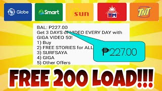 FREE LOAD ₱200 ALL NETWORKS | LIBRENG LOAD SA WEBSITE NATO! screenshot 5