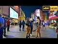 🕺💃Central London nightlife and nightouts😈Night Walking Tour of Central London [4K HDR]