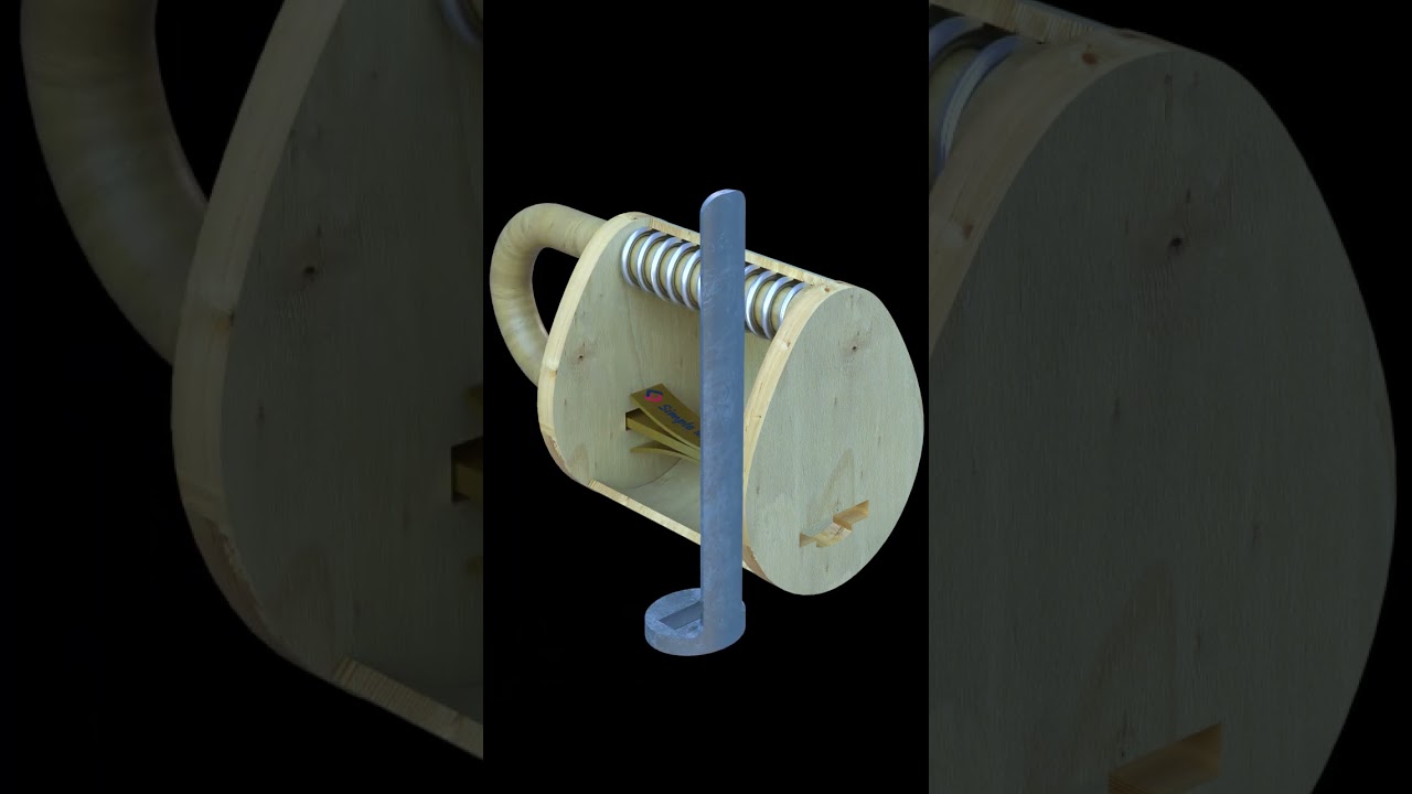 DIY Secret wooden padlocks