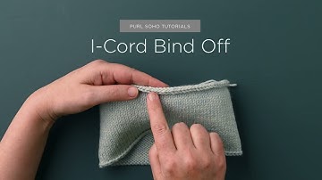 I Cord Bind Off | Purl Soho