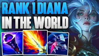 BEST DIANA IN THE WORLD AMAZING MID GAMEPLAY! | CHALLENGER DIANA MID GAMEPLAY | Patch 14.7 S14