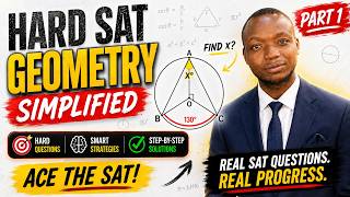Hard SAT Geometry Made EASY (Step-by-Step Tricks) - Part 1/2