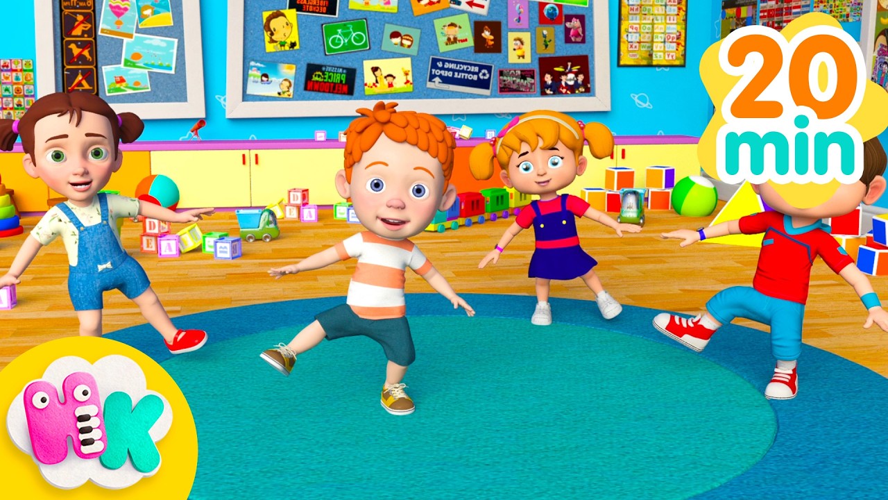 Vem Gömmer Sig? 💃 Dans- och Rörelsesånger för Barn och Bebisar | HeyKids Barnsånger på Svenska