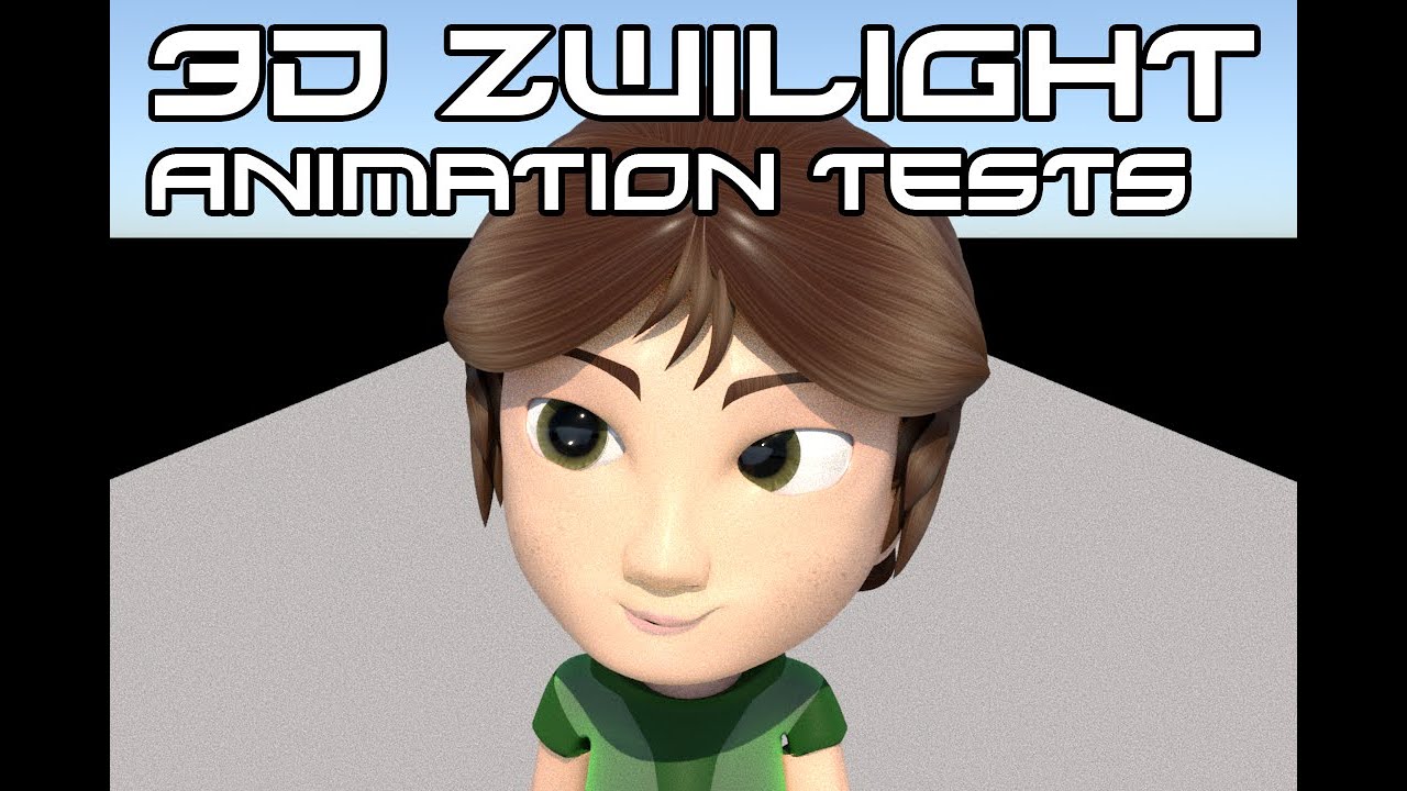 Zwilight Esniar 3D Animation Tests by Anthony Fullerton