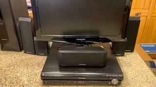 Panasonic SC-PT750 5 Disc DVD Home Theater System - Testing and Demonstration