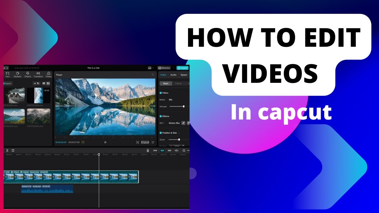 How to edit YouTube videos in capcut|Easy way to edit videos for ...