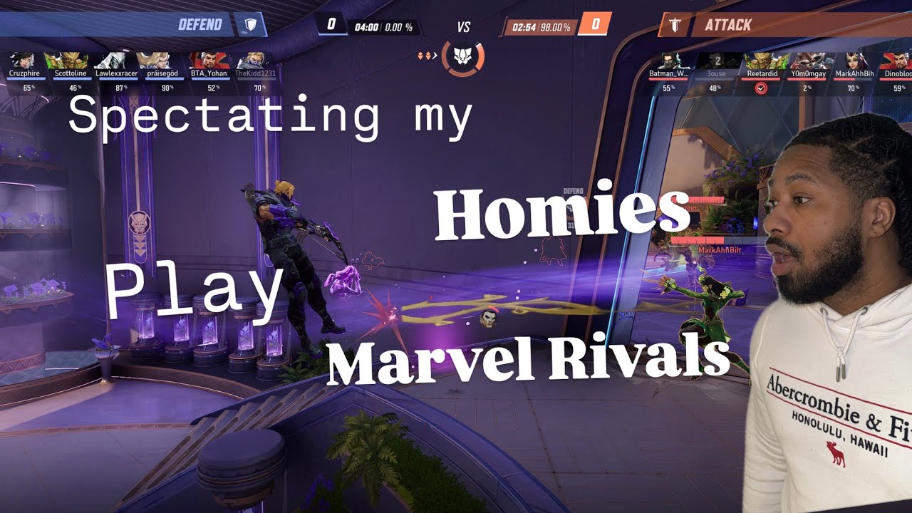spectating the homies play Marvel Rivals - YouTube