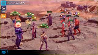Marvel Strike Force  - Nova Trials Node 5 Difficulty 7 All Pacts