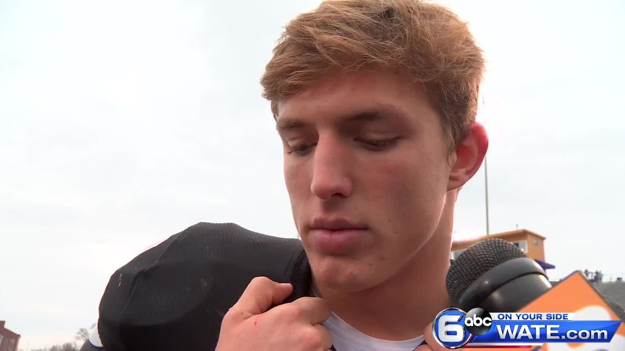 Greenback postgame interviews after 38-23 loss in Class 1A State Championship