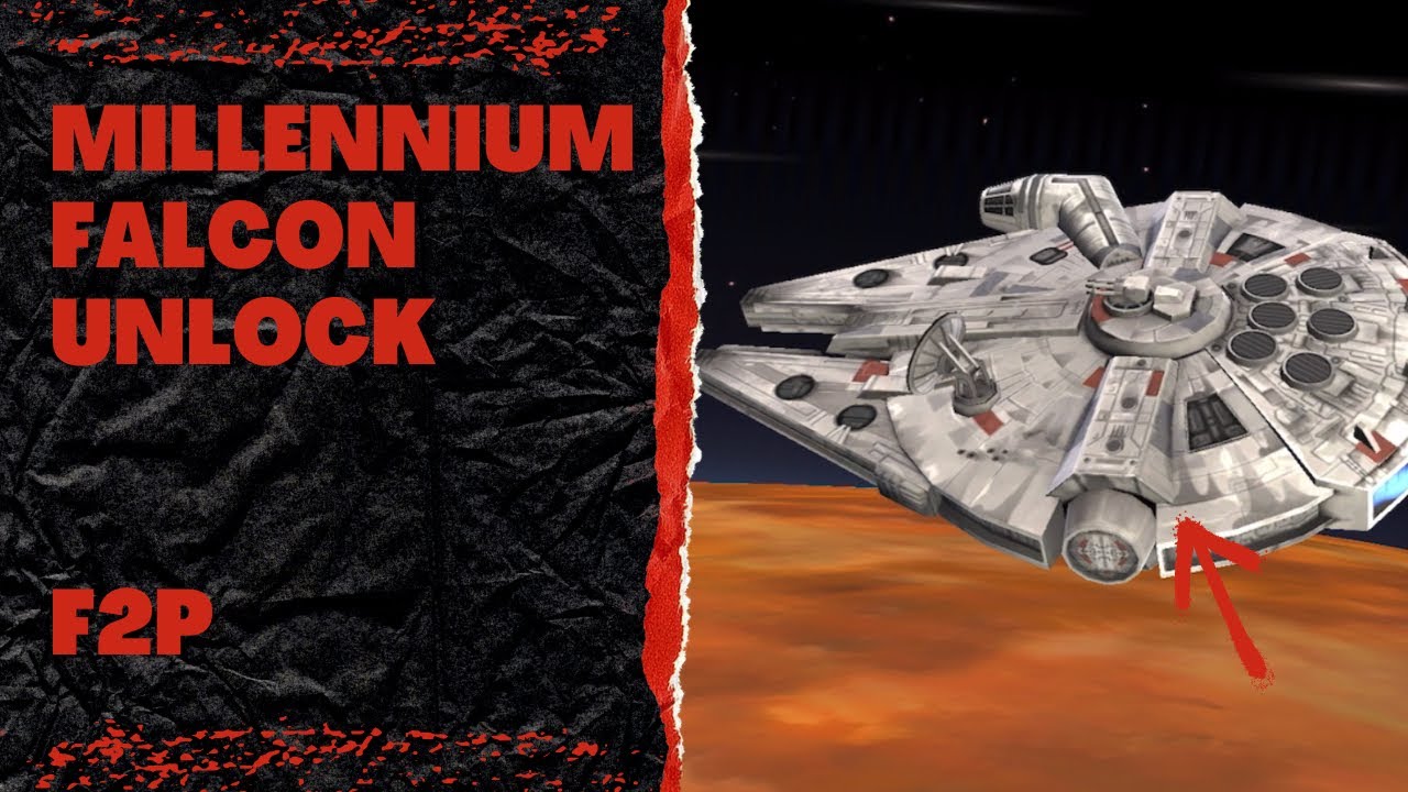 Millennium Falcon 6 Star Legendary Unlock in SWGOH F2P