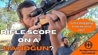 Rifle Scopes on Handguns? Will you get scoped?