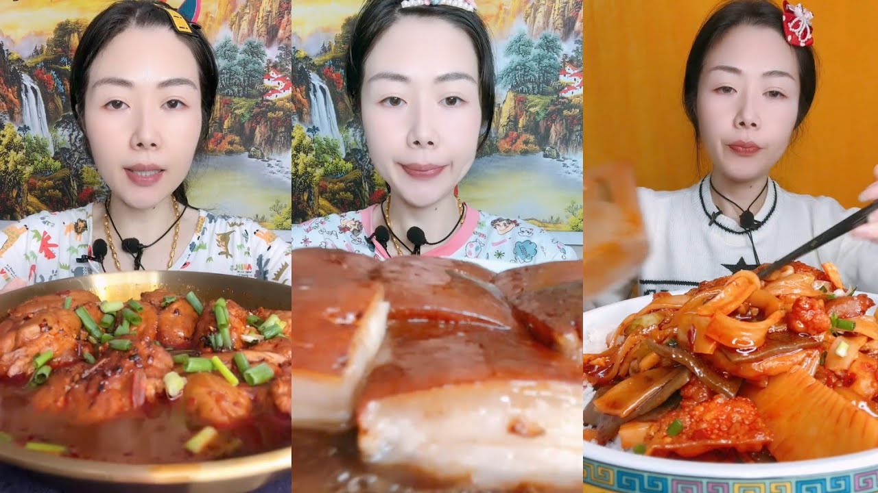 Eating Challenge: Eating pork braised pork belly beef 🍖🍖🍖#food #belly #pork #mukbang