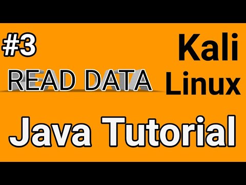 Kali Linux java programming read data using buffered reader function