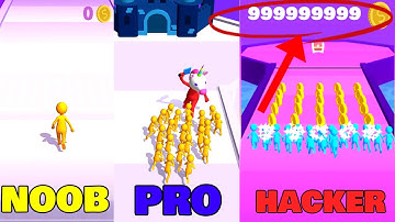 NOOB vs PRO vs HACKER - Join clash 3D