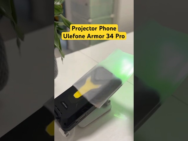 Football Party Anywhere with This 25,500mAh Projector Phone!