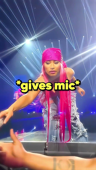 Every Time Nicki Minaj Took Mic From Fans 🎤
